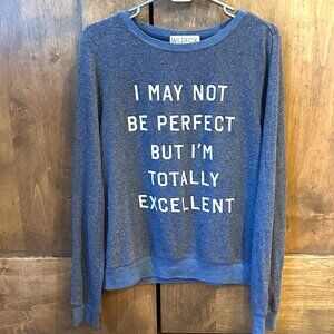 WILDFOX GREY SWEATSHIRT MEDIUM
